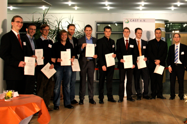 Die Preisträger des Förderpreises IT-Sicherheit 2010 und des Promotionspreises IT-Sicherheit 2010